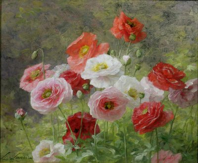 Grappe de coquelicots, 1884 - Louis Marie Lemaire